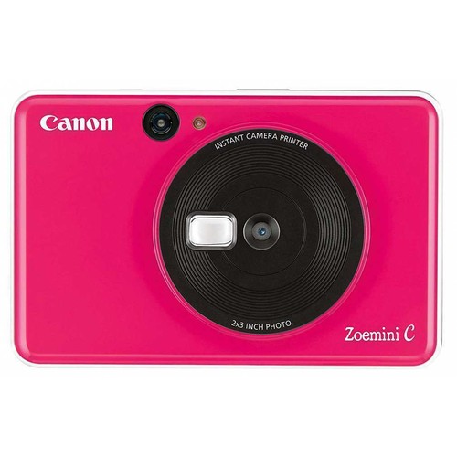 A Canon Zoemini C Pocket Instant Camera Bubble Gum Pink