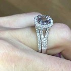 Round Cut 3.20 Ct IGI Certified Lab Grown Diamond Band 950 Platinum Ring EF/VVS2 — photo 5