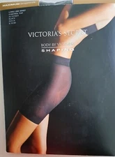 Victoria's Secret Maximum Shaping Long Line Control Top Brief Size B Black