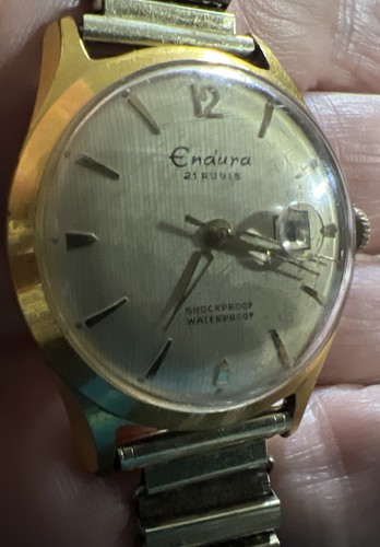 Endura Gold With 21 Rubis Wind Up Wrist watch I Wear It Occasionally