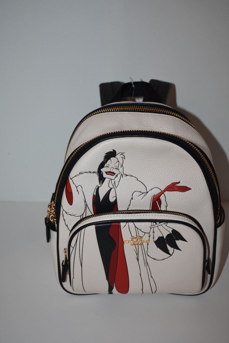 COPY - NWT Coach CC158 Disney X Coach Mini Court Backpack With Cruella Motif Ch… Coach CC158 Disney X Coach Mini Court Backpack With Cruella  main image 2