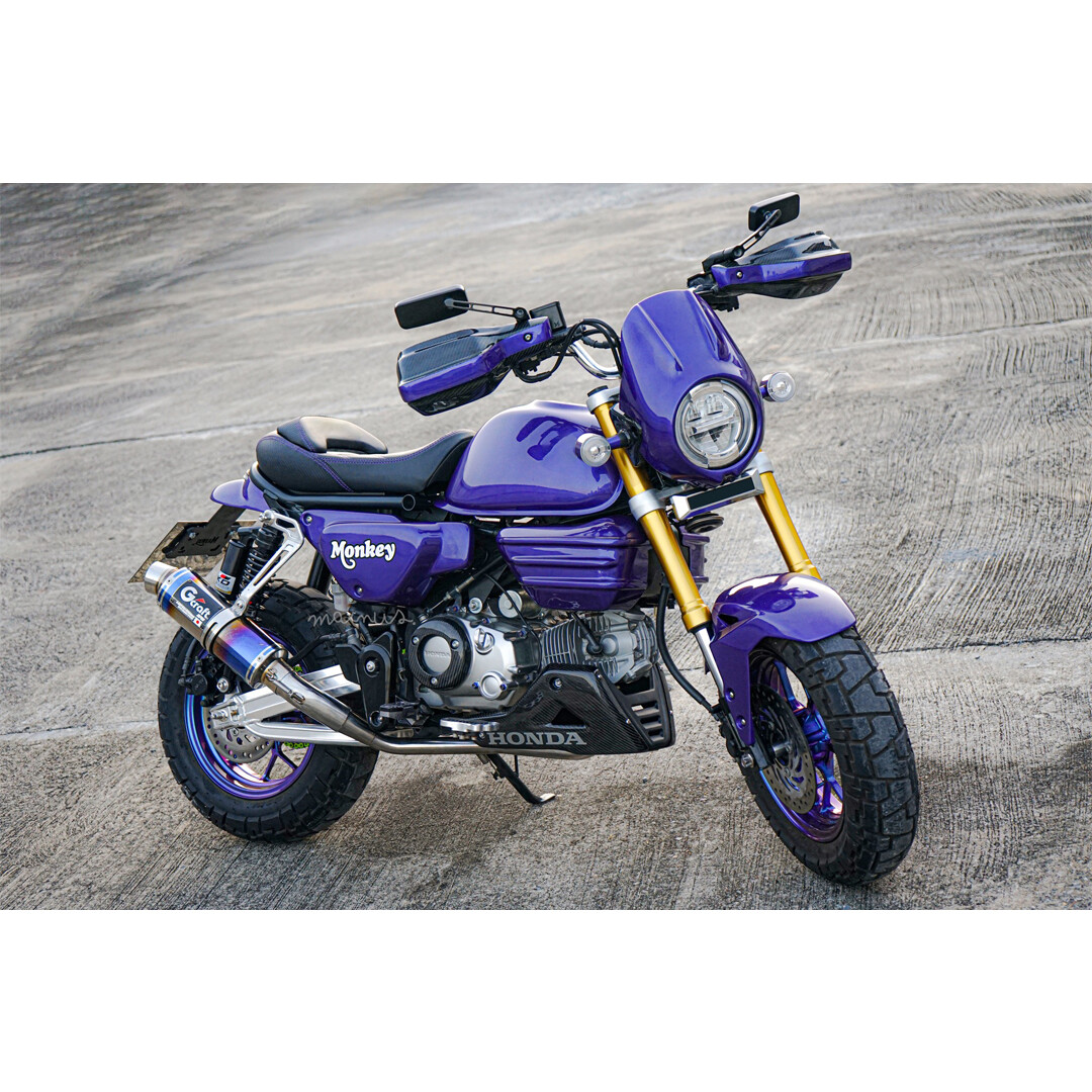FULL SET 6PC CUSTOM PARTS PURPLE FIT FOR HONDA Z125 MONKEY 125 18