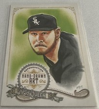 2017 Gypsy Queen Baseball Chris Sale Chicago White Sox Portrait Art Reproduction