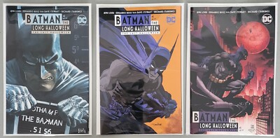 Batman: Long Halloween: The Last Halloween #1 Lot, 3 Standard Covers, NM/Better 
