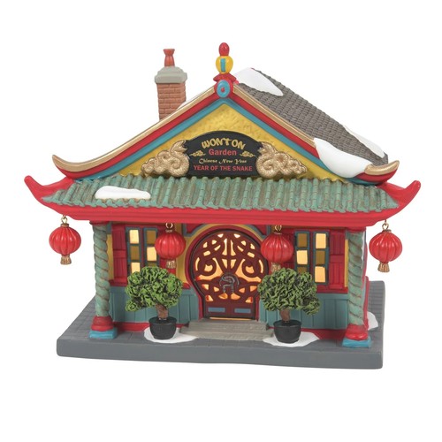 Dept 56 The Wonton Garden Christmas In The City Village 6015652 Brand New