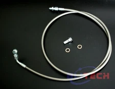 Stainless Steel Clutch Line For 92-00 Civic/ 94-01 Integra K Swap K20 K24 Silver