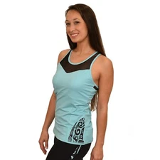 Ori Active Koru Rackerback tank - Built in Bra with Removable Cups