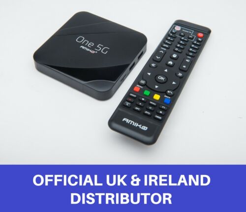 Amiko One 5G - Lecteur multimédia 4K UHD Android 7.1 IPTV - 2 Go RAM 16 Go eMMC - WiFi - Photo 1 sur 12