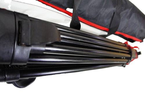 O'CONNOR DA BLAK 2D TRIPOD SYSTEM GROUND SACHTLER SPREADER BAG EXT SERVICED 99Lb - Picture 3 of 8