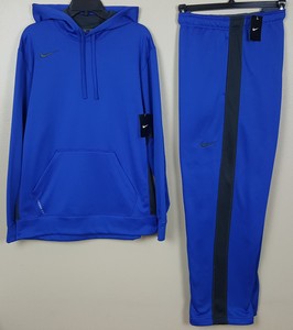 nike grey sweatsuit royal therma hoodie pants rare