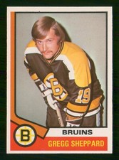 GREGG SHEPPARD 1974-75 O-PEE-CHEE 74-75 NO 184 EXMINT  58155