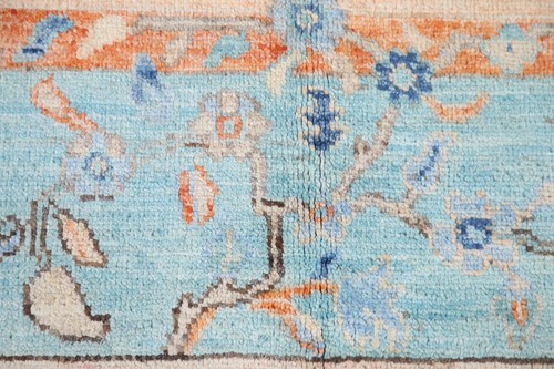Tiere Pictorial Art Déco Chinesisch Fläche Teppich 5x7 Pfirsich/Hellblau - Bild 10 von 19