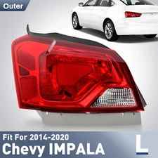 Halogen Tail Light For 2014-2020 Chevy Impala w/ Bulb Outer Left Driver Side