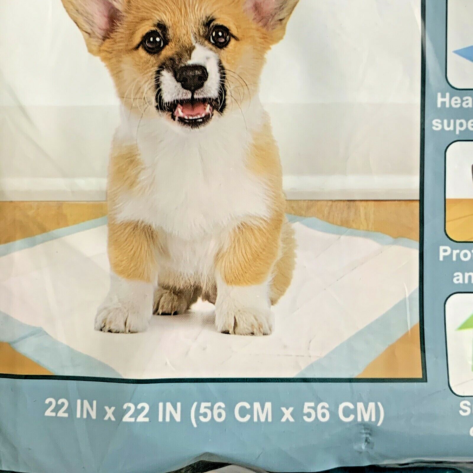 Lot Of 2 Greenbrier Kennel Club Training Pads 4 Pads 22" x 22" Extra