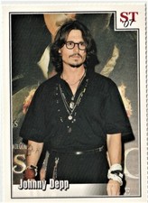JOHNNY DEPP  / Pirates of Caribbean  2007 Spotlight Tribute Celebrity Card