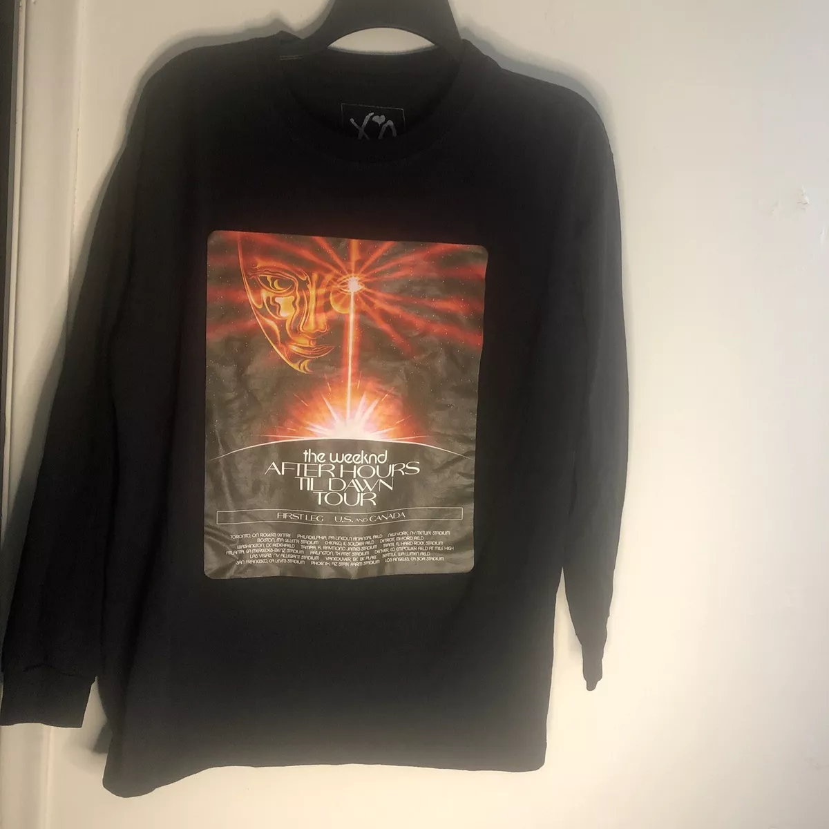 The Weeknd After Hours Til Dawn Official Tour Merch X-Large Long Sleeve