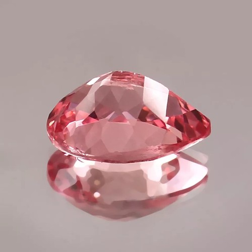 10x7 mm Natural Impecable Ceilán Padparadscha Zafiro Suelto Corte Pera Piedra... - Imagen 8 de 8
