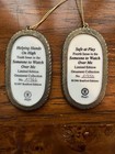 Bradford Editions "Someone To Watch Over Me" Christmas Ornament Set 2 LE #4 #10 — photo 2