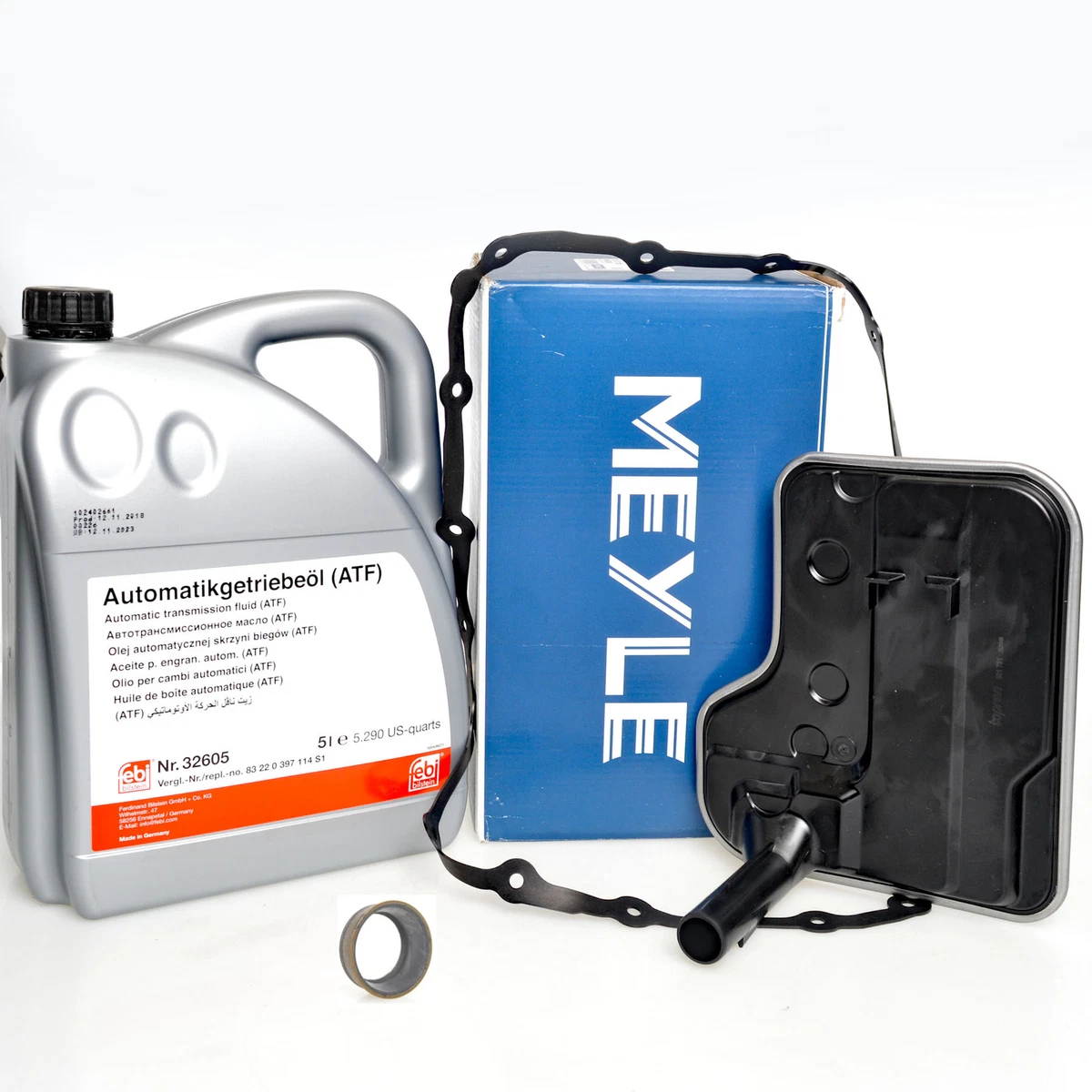 MEYLE 3141370005/S Hydraulikfilter + 5L Öl Automatikgetriebe für 