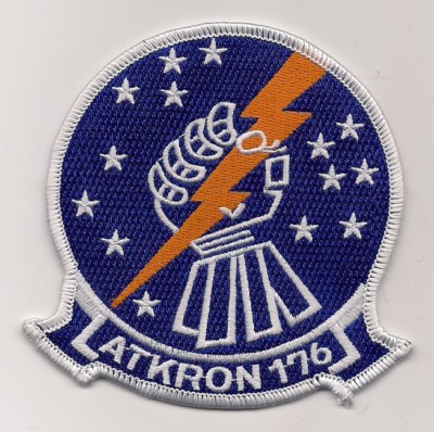 VA-176 THUNDERBOLTS patch USN A-6 INTRUDER ATTACK SQN