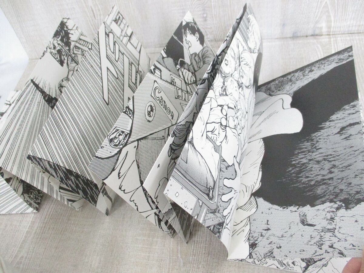 AKIRA ART OF WALL w/Poster Complete Art Set KATSUHIRO OTOMO AKIRA ART OF WALL w/Poster Complete Art Set KATSUHIRO OTOMO
