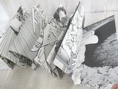 AKIRA ART OF WALL w/Poster Complete Art Set KATSUHIRO OTOMO KOSUKE