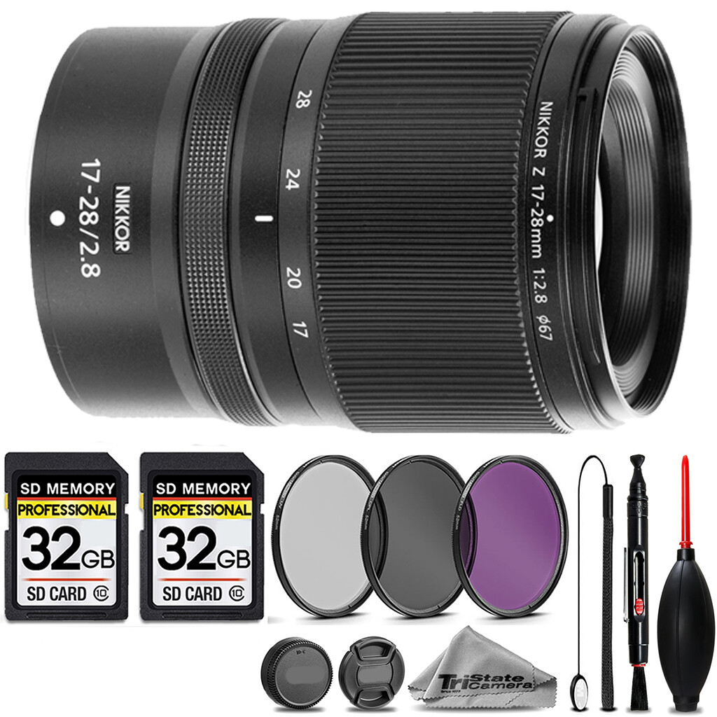 Nikon NIKKOR Z 17-28mm f/2.8 Lens +3PC FILTER + 64GB STORAGE