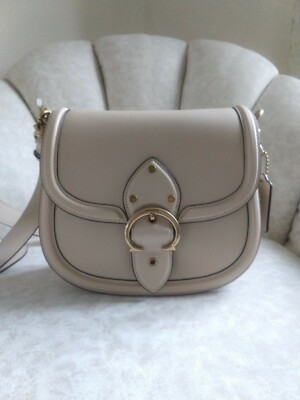 Coach コーチ C0749 Beat saddle bag COACH C0749 Beat saddle bag Natural NWT | eBay