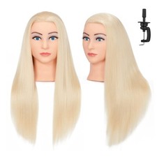 "New Cosmetology Mannequin Head 100 Like Human Hair Barber Training Super Long