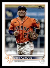 2022 Topps #278 Jose Altuve Card Houston Astros