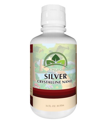 Organa BEST Nano Colloidal Silver 30 PPM Liquid Daily Mineral Supplement