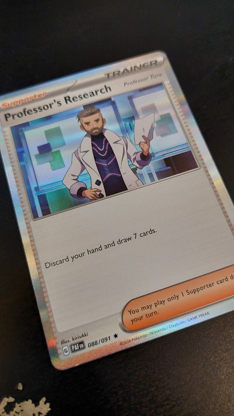 Professor's Research (88/91) Holographic Pokemon Card