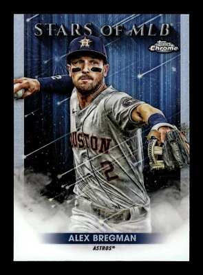 2022 Topps Chrome Stars of MLB #SMLBC-8 Alex Bregman Houston Astros - Image 1 of 2