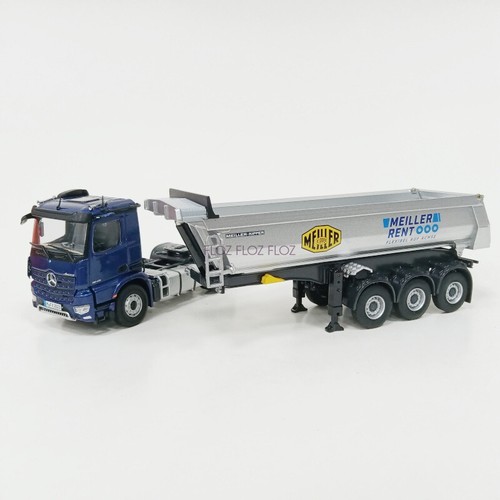 1:50 for NZG for Mercedes for Benz for AROCS 4X2 for MEILLER RENT Dump Truck - Picture 7 of 11