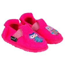 Nanga Trusty Owls Hausschuh kleine Eule Slipperform Wolle Gr.23-35