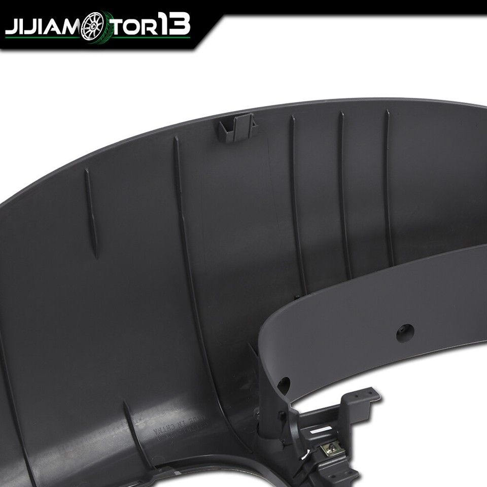 CROSSDESIGN Dash Pad & Radio Bezel Kit For 1997-2003 Ford F150 & Expedition - Textured Black Plastic Front Cover