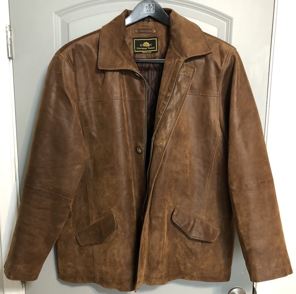 Leather Reefer Jacket Giovanni Leather Jackets Giovanni Verucci