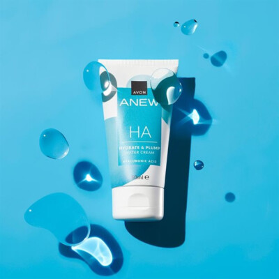 Avon Anew HYDRATE & PLUMP Water Cream mit Hyaluronsäure, 50ml.