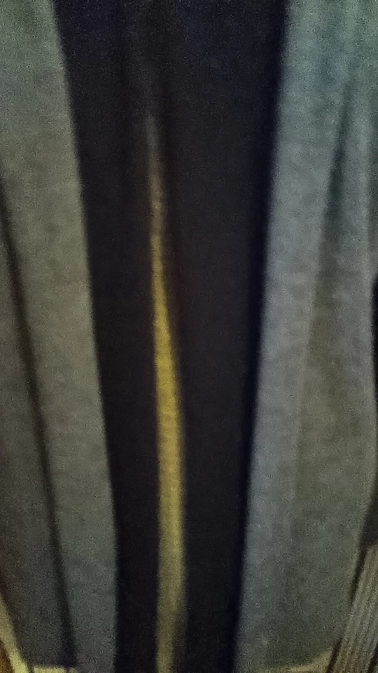 TWEED"S  Merino Wool Two-Tone Gray Women's Knit Long Fly Away Front Sweater XL - Image 3 of 4