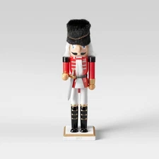 2021 Classic Nutcracker Christmas Holiday 14" Traditional Toy Soldier Red Wood