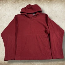 Vintage Patagonia Rincon Hoodie Maroon Fleece Pullover Men's Small USA 26226