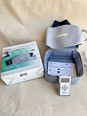 Beurer Back Pain Relief System TENS Belt Digital Unit Massager Muscle Stimulator