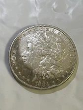 1884-P MORGAN SILVER DOLLAR ~ BU  ~NICE COIN~Cresent Toner