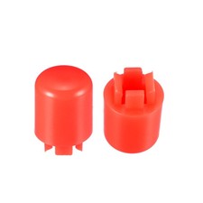 20Pcs Plastic Pushbutton Tactile Switch Caps Cover Keycaps Red for 12x12x7.3mm