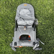 Minimeis Lightweight Shoulder Baby Carrier - Gray And Orange - Foldable