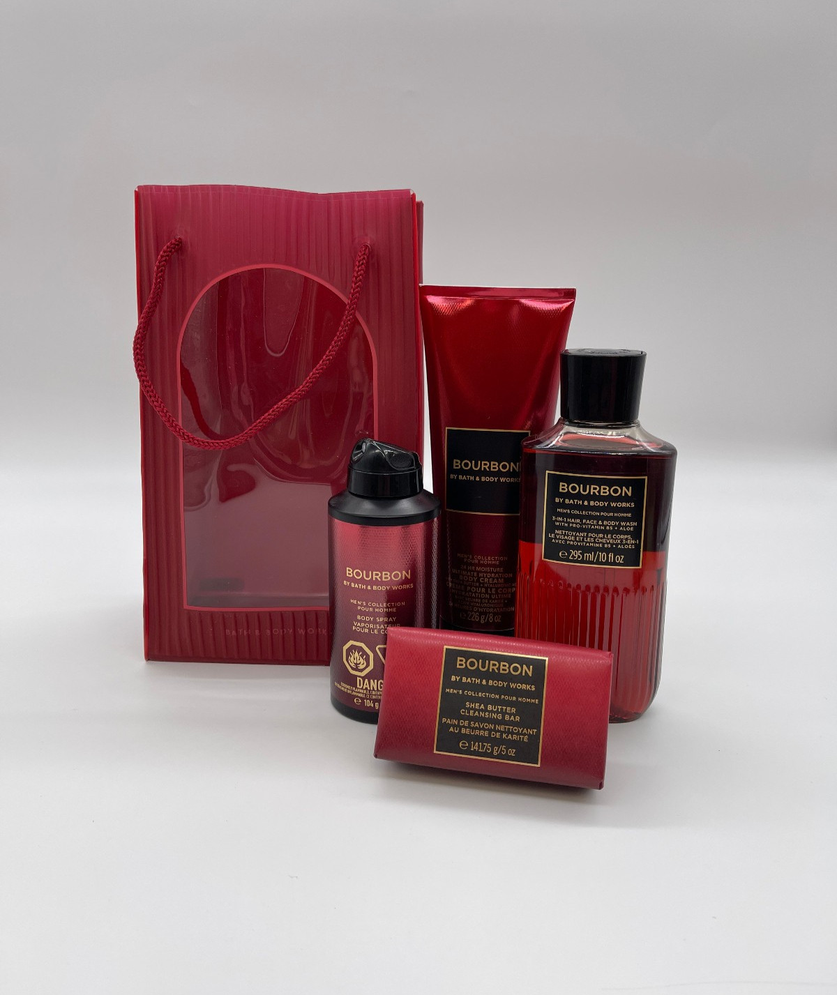 Bath & Body Works BOURBON For Men Body Cream, Wash ,Spray, B