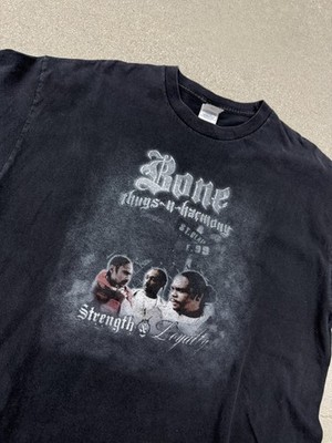 Vintage Bone Thugs & Harmony Rare Rap Men s Graphic T-shirt Black XL Hip-Hop