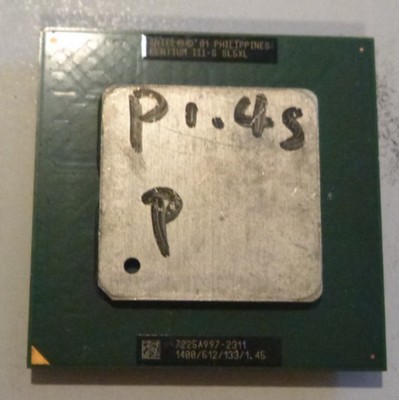 Intel Pentium III-S 1400 1.4 GHz CPU Tualatin Processor SL6BY RK80530KZ017512
