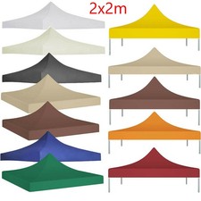 Ersatzdach Pavillon Abdeckung Dach Plane 2x2m Partyzeltdach Zelt Dachbezug DE