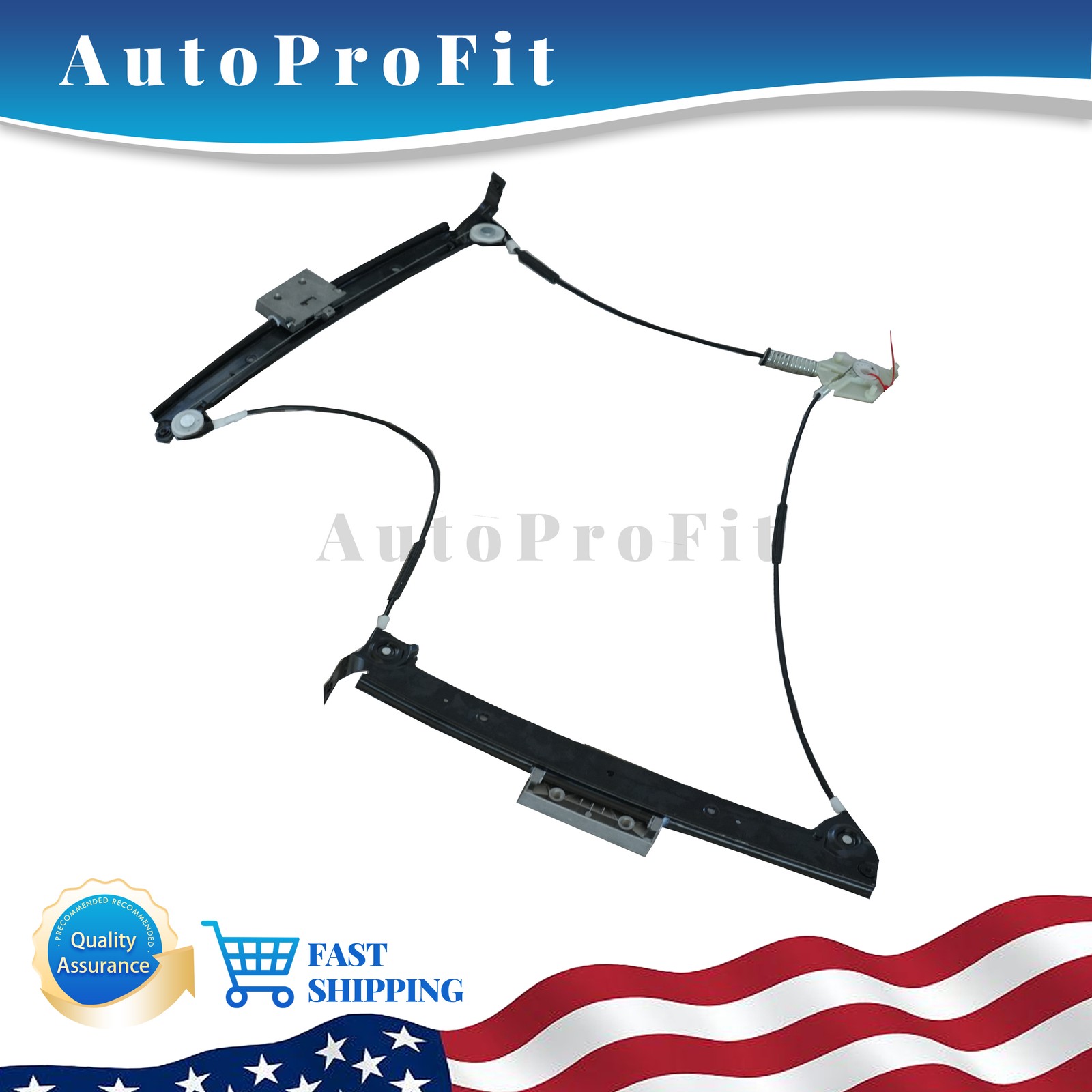 Fits 2004-2011 Bentley Continental GT 3W0837402J /H Front Right Window Regulator
